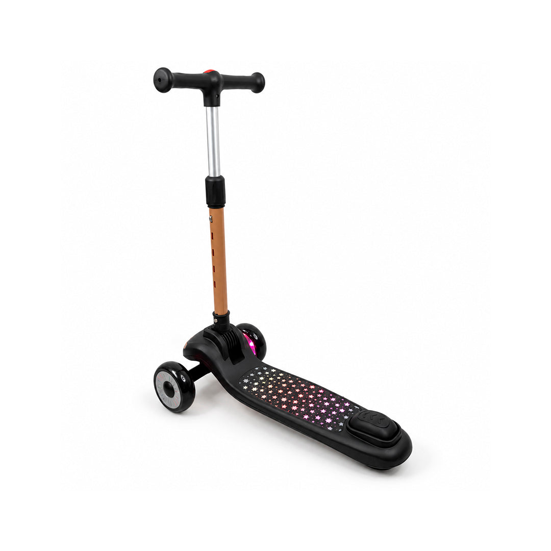 Patineta Infantil 3 Ruedas con Luces LED y Sonido - Colores Nude