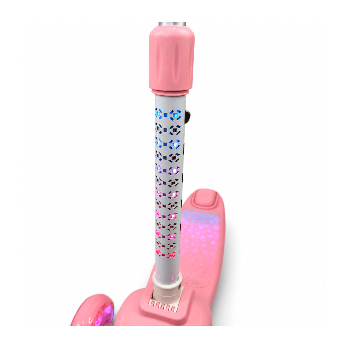Patineta Infantil 3 Ruedas con Luces LED y Sonido - Colores Nude