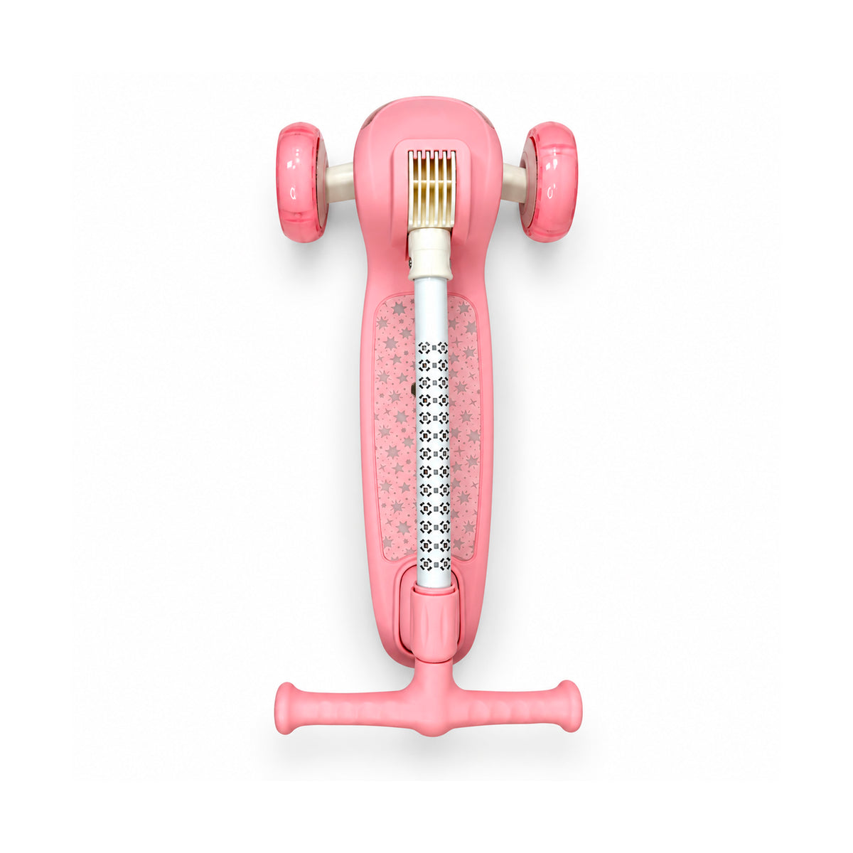 Patineta Infantil 3 Ruedas con Luces LED y Sonido - Colores Nude