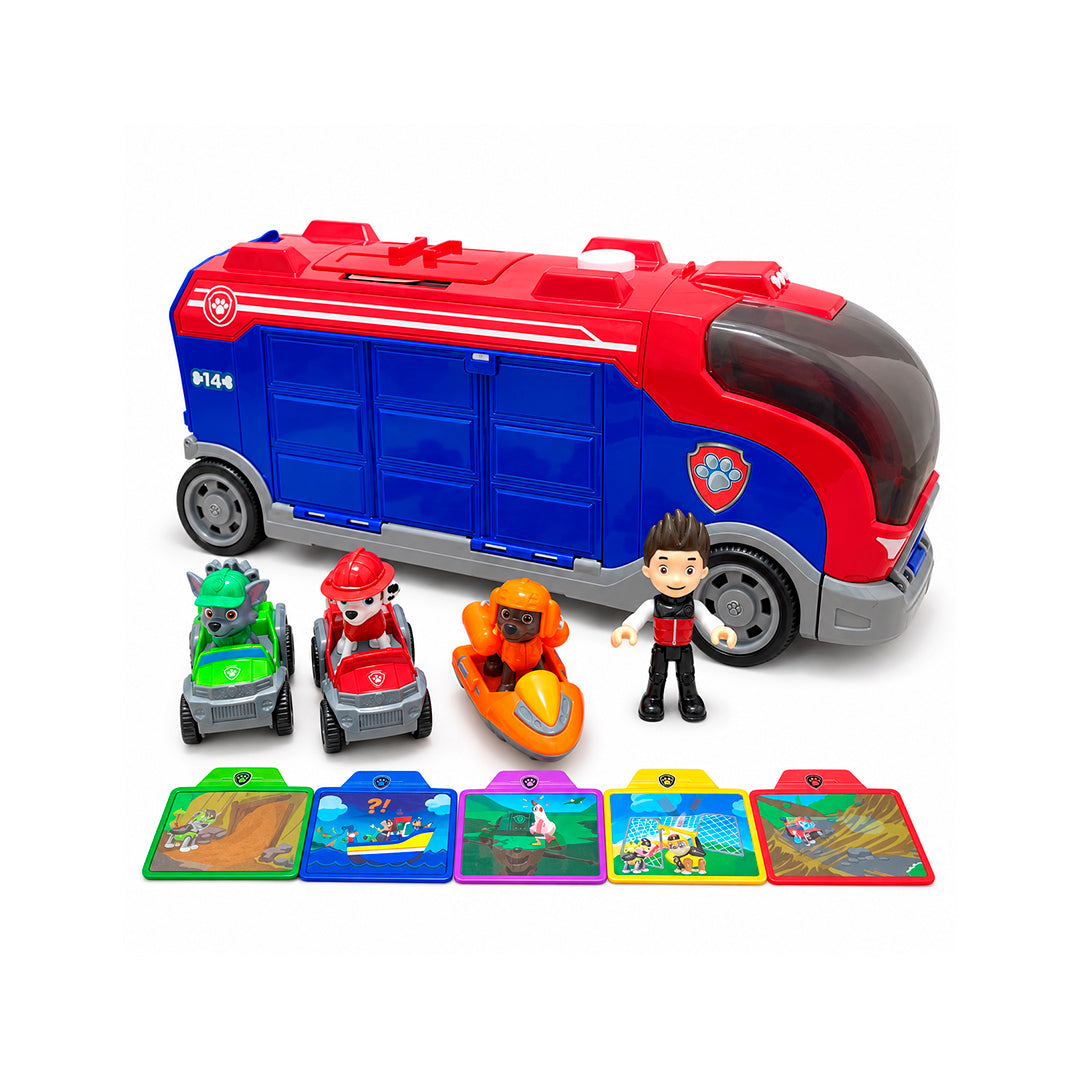 Bus Paw Patrol Mission Cruiser con Pantalla Interactiva y Lanzadores