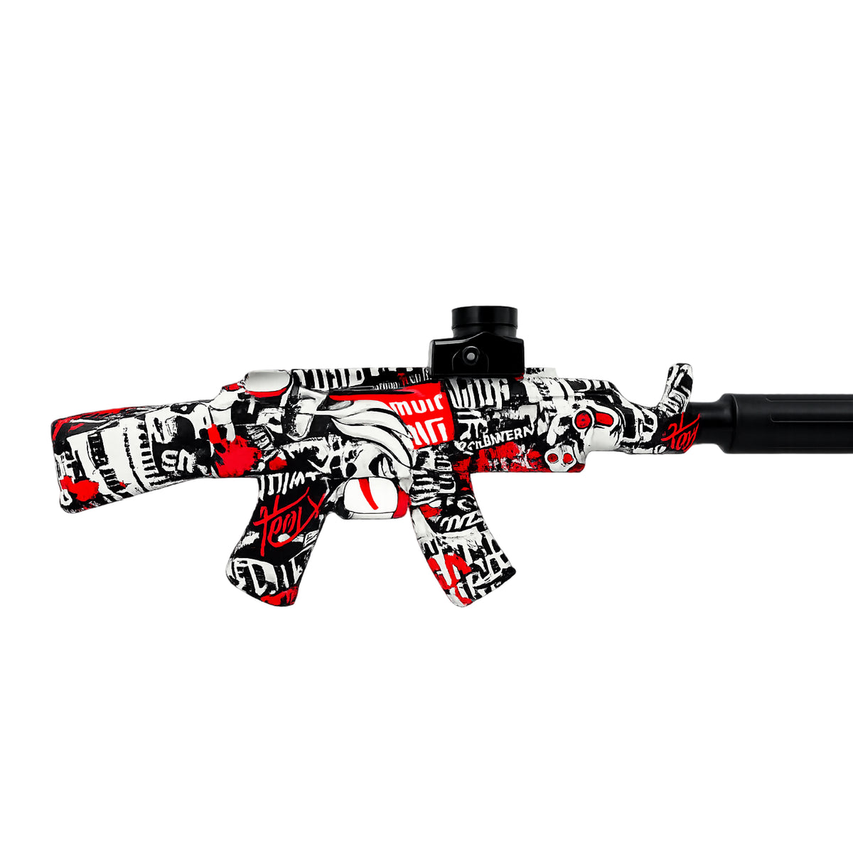 Lanzador Hidrogel AK-47 2 en 1 Water Bullet Gun con Luces Automático y Manual