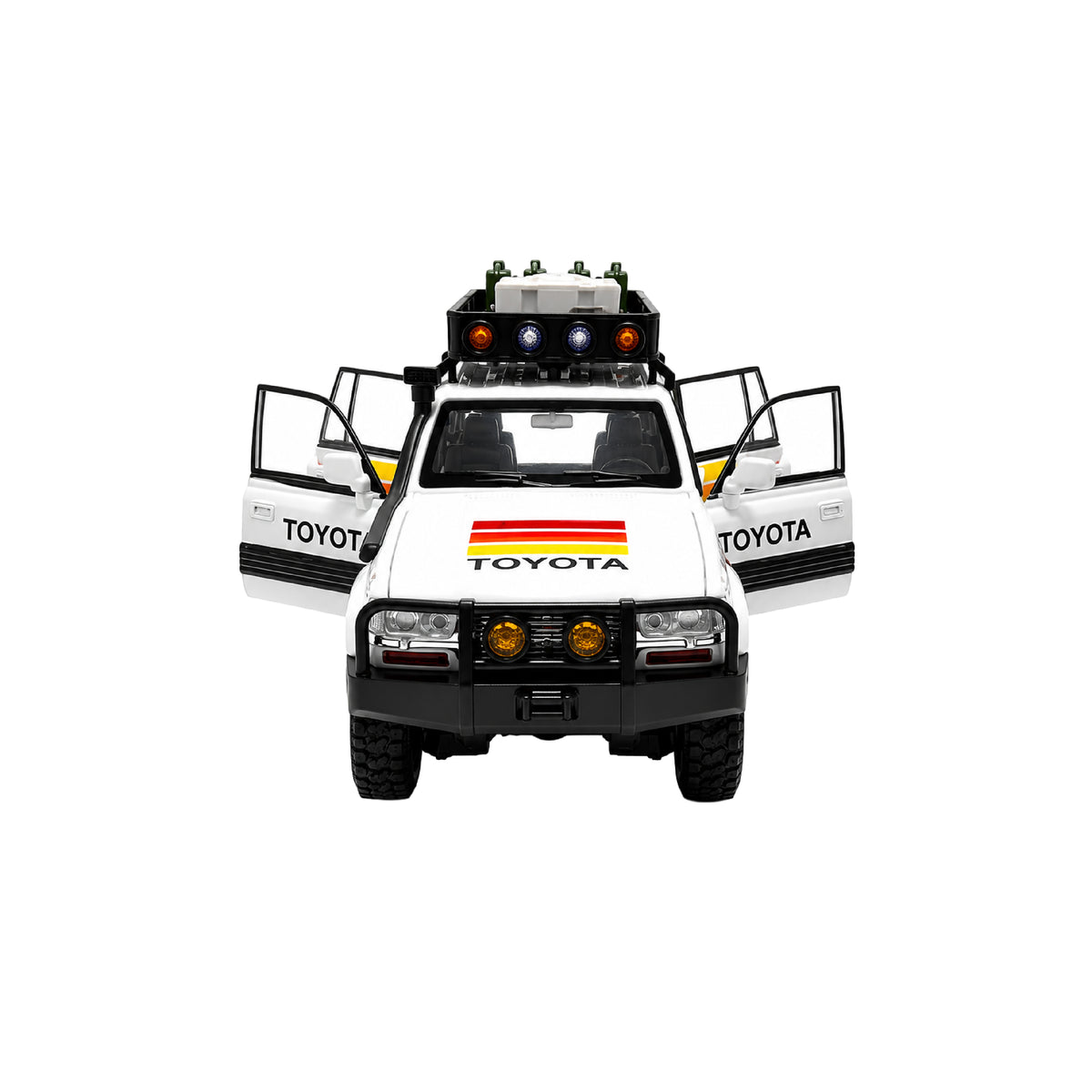 Camioneta Toyota Land Cruiser LC80 Escala 1:24 Coleccionable