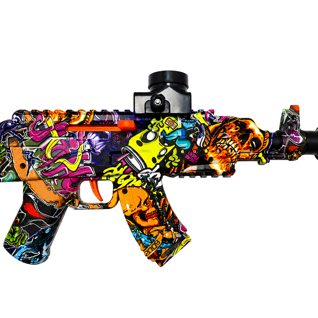 Lanzador Hidrogel AK-47 2 en 1 Water Bullet Gun con Luces Automático y Manual