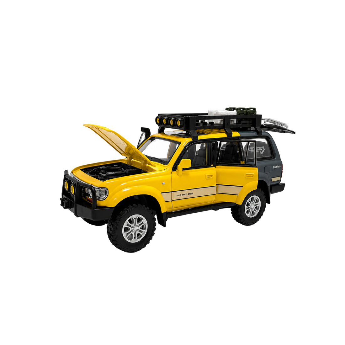 Camioneta Toyota Land Cruiser LC80 Escala 1:24 Coleccionable