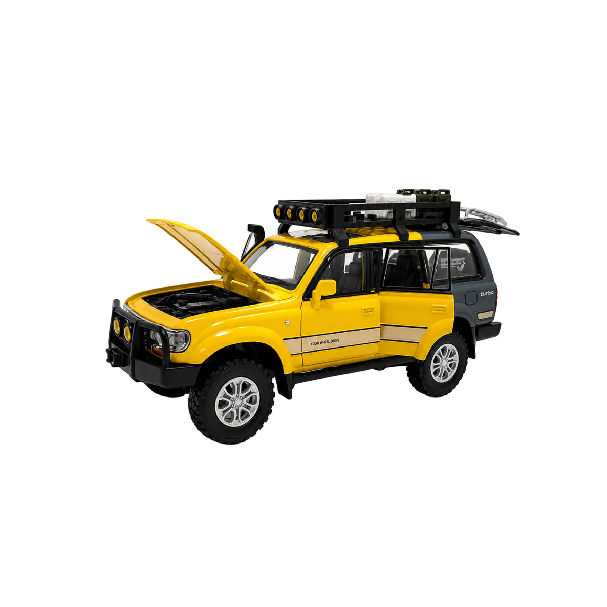 Camioneta Toyota Land Cruiser LC80 Escala 1:24 Coleccionable