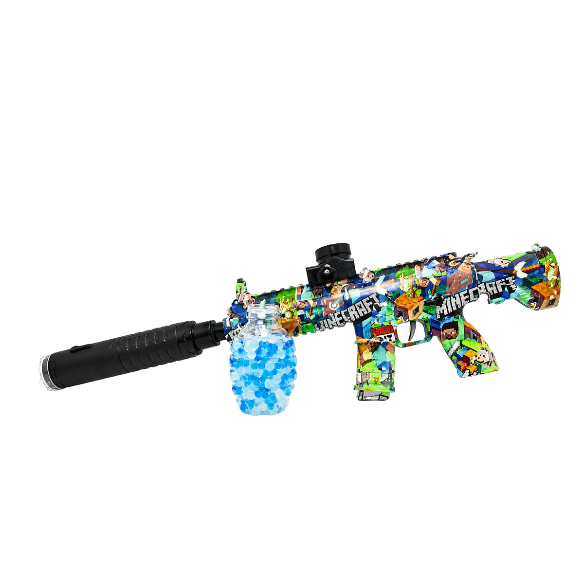 Lanzador Hidrogel M416 Luces y Humo Gun Plástico 51 cm