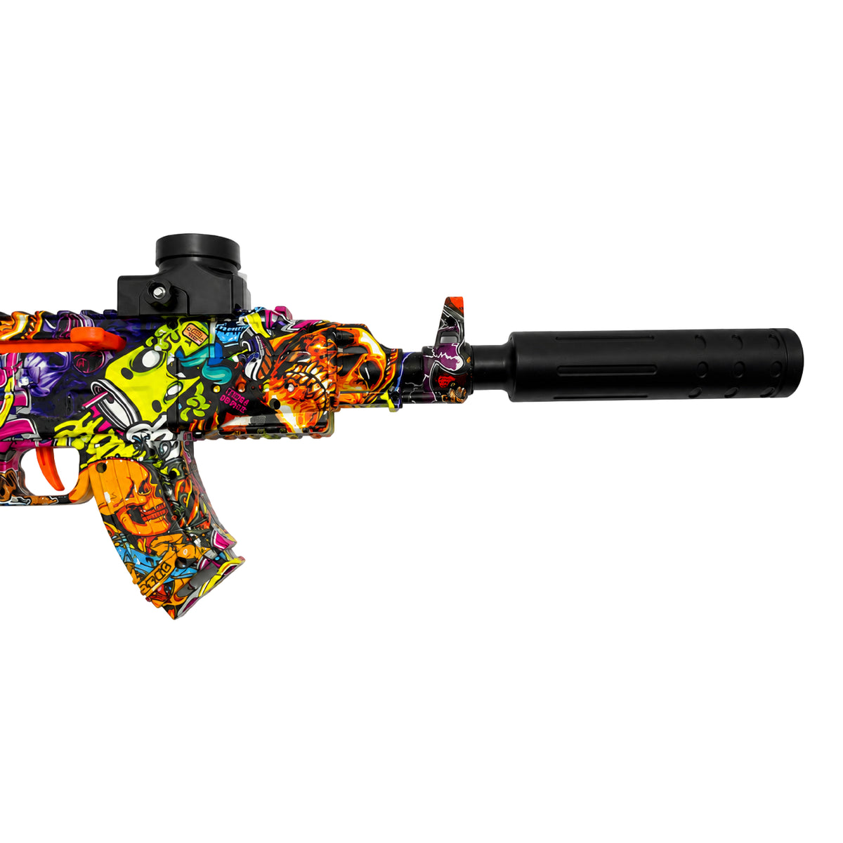 Lanzador Hidrogel AK-47 2 en 1 Water Bullet Gun con Luces Automático y Manual
