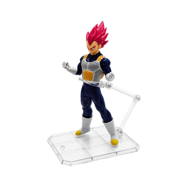 Figura Vegeta Fase Dios Cabello Rojo Dragon Ball Super PVC 17 cm