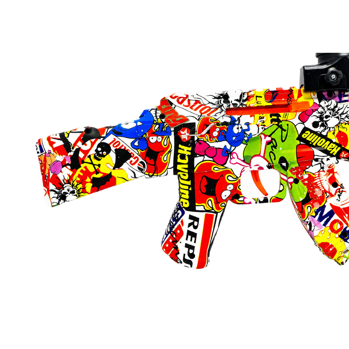 Lanzador Hidrogel AK-47 2 en 1 Water Bullet Gun con Luces Automático y Manual
