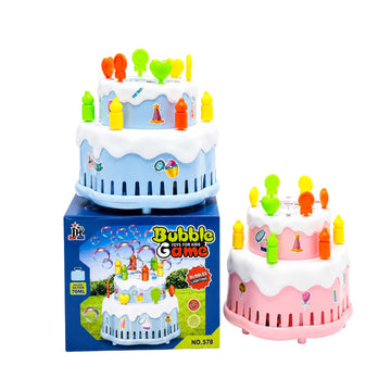 Torta Burbujas | Rosa y Azul | Máquina de Burbujas infantil