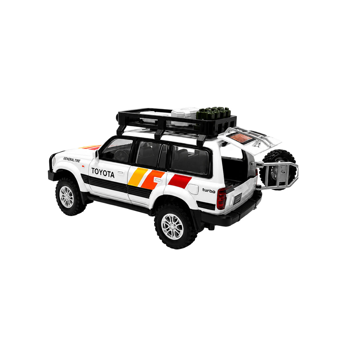 Camioneta Toyota Land Cruiser LC80 Escala 1:24 Coleccionable