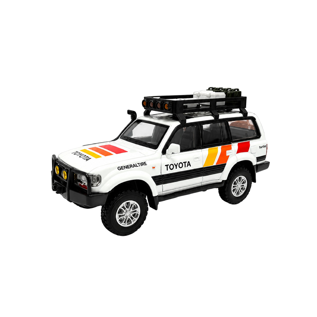 Camioneta Toyota Land Cruiser LC80 Escala 1:24 Coleccionable