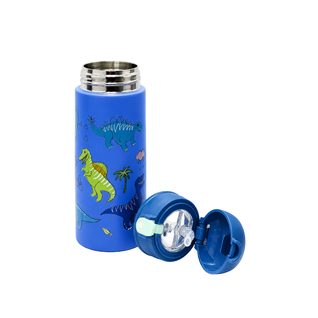 Termo Infantil 550 ML Acero Inoxidable con Pitillo para Niños