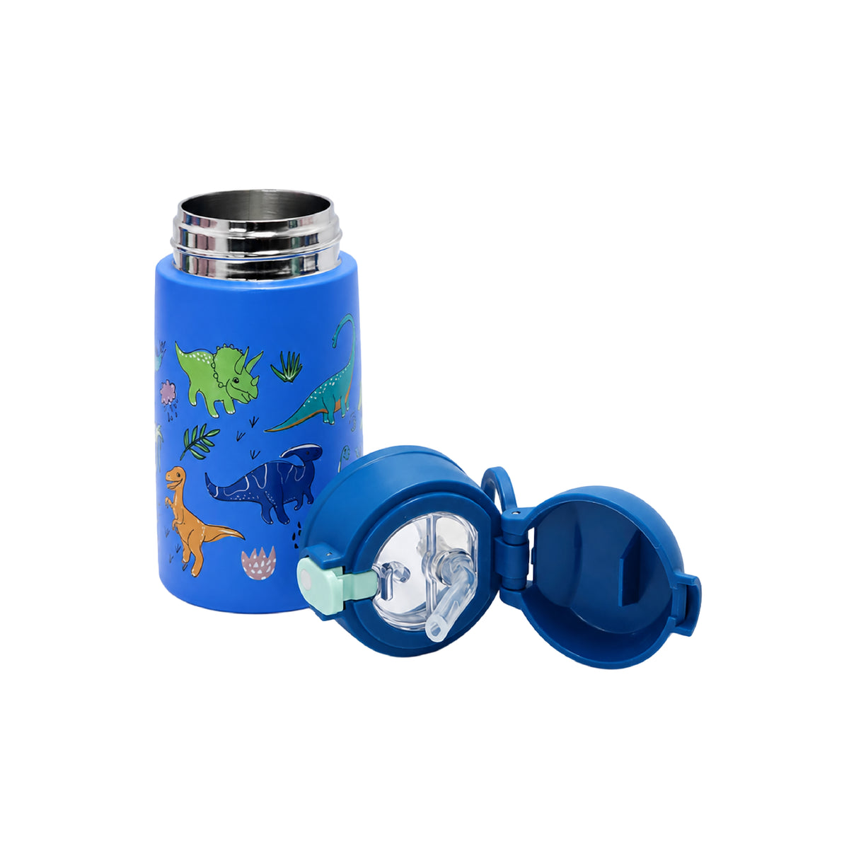 Termo Infantil 400 ML Acero Inoxidable con Pitillo para Niños