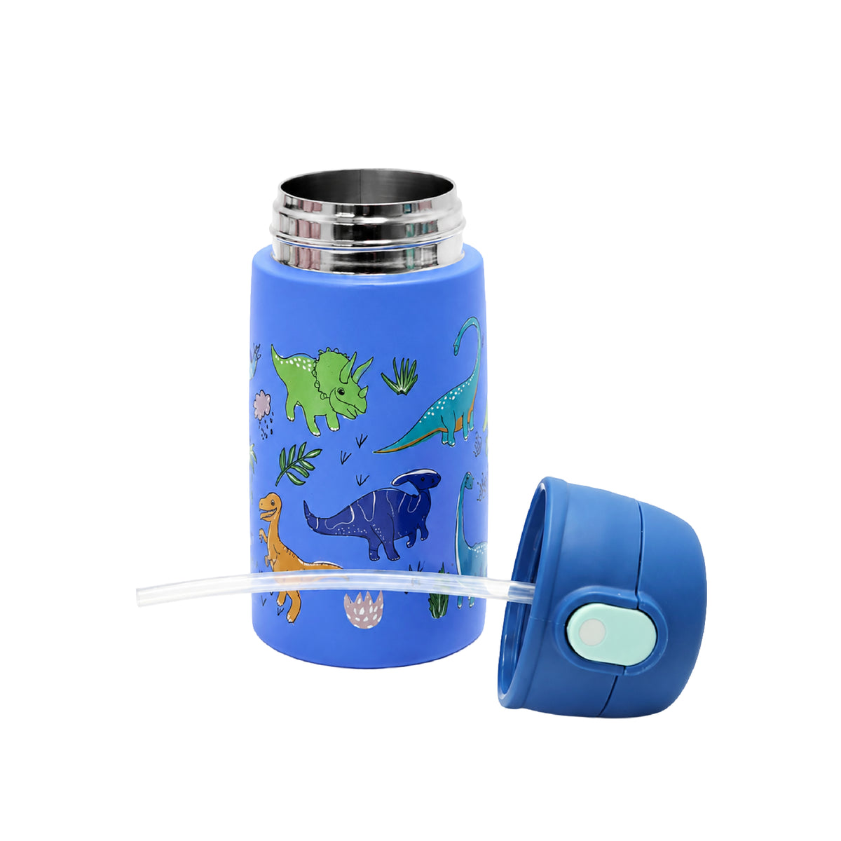 Termo Infantil 400 ML Acero Inoxidable con Pitillo para Niños