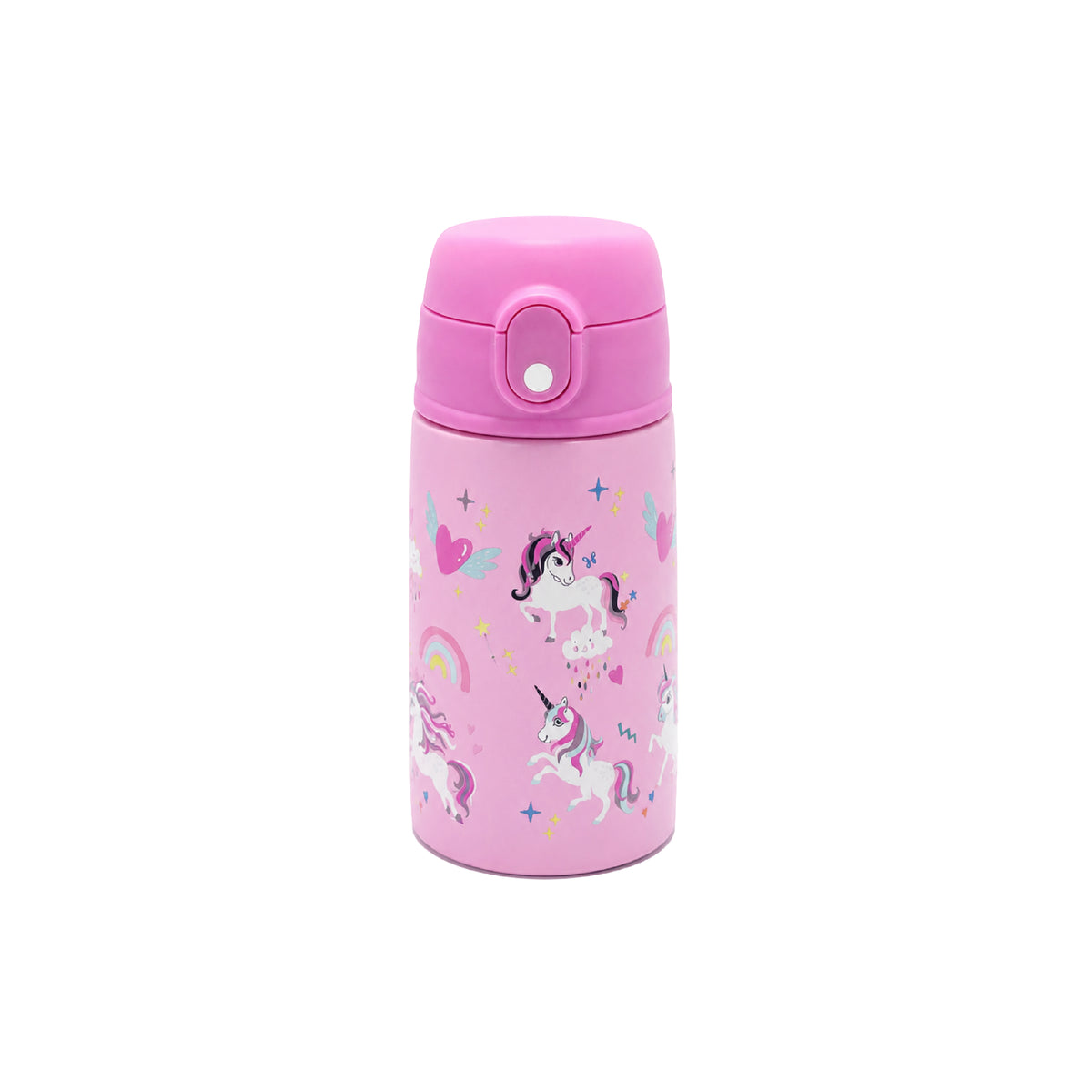 Termo Infantil 400 ML Acero Inoxidable con Pitillo para Niñas