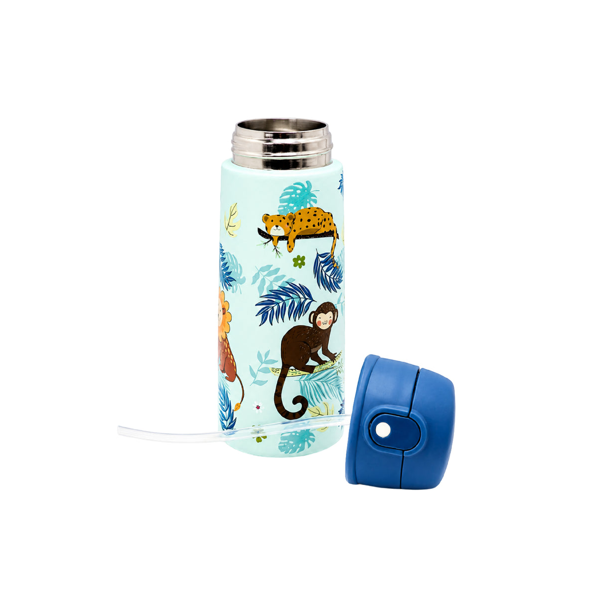 Termo Infantil 550 ML Acero Inoxidable con Pitillo para Niños