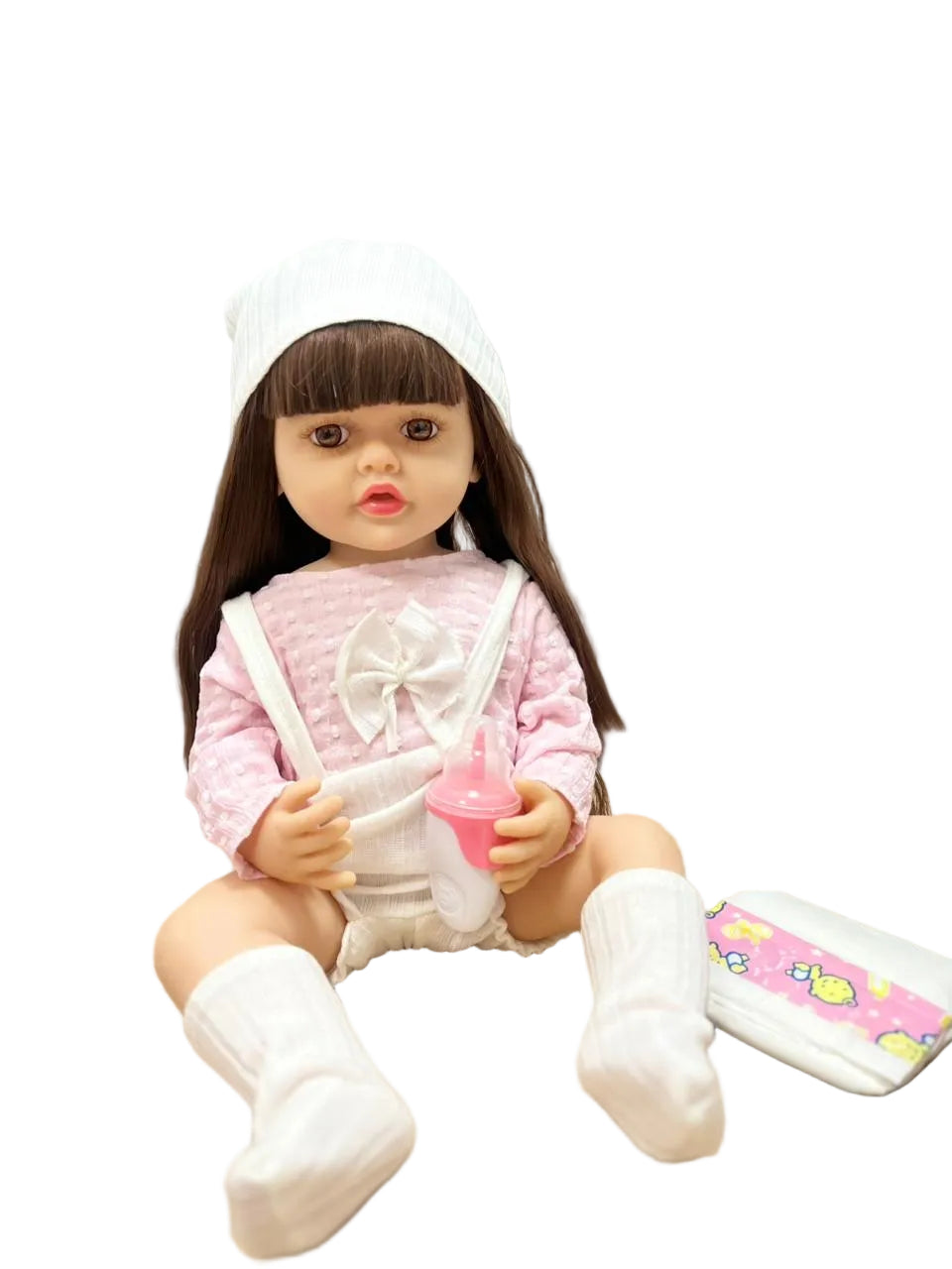Valentina Muñeca Bebé Realista Silicona 55 cm