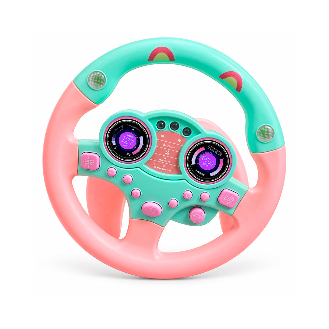 Volante de Juguete Interactivo con Luces y Sonidos 3 Colores
