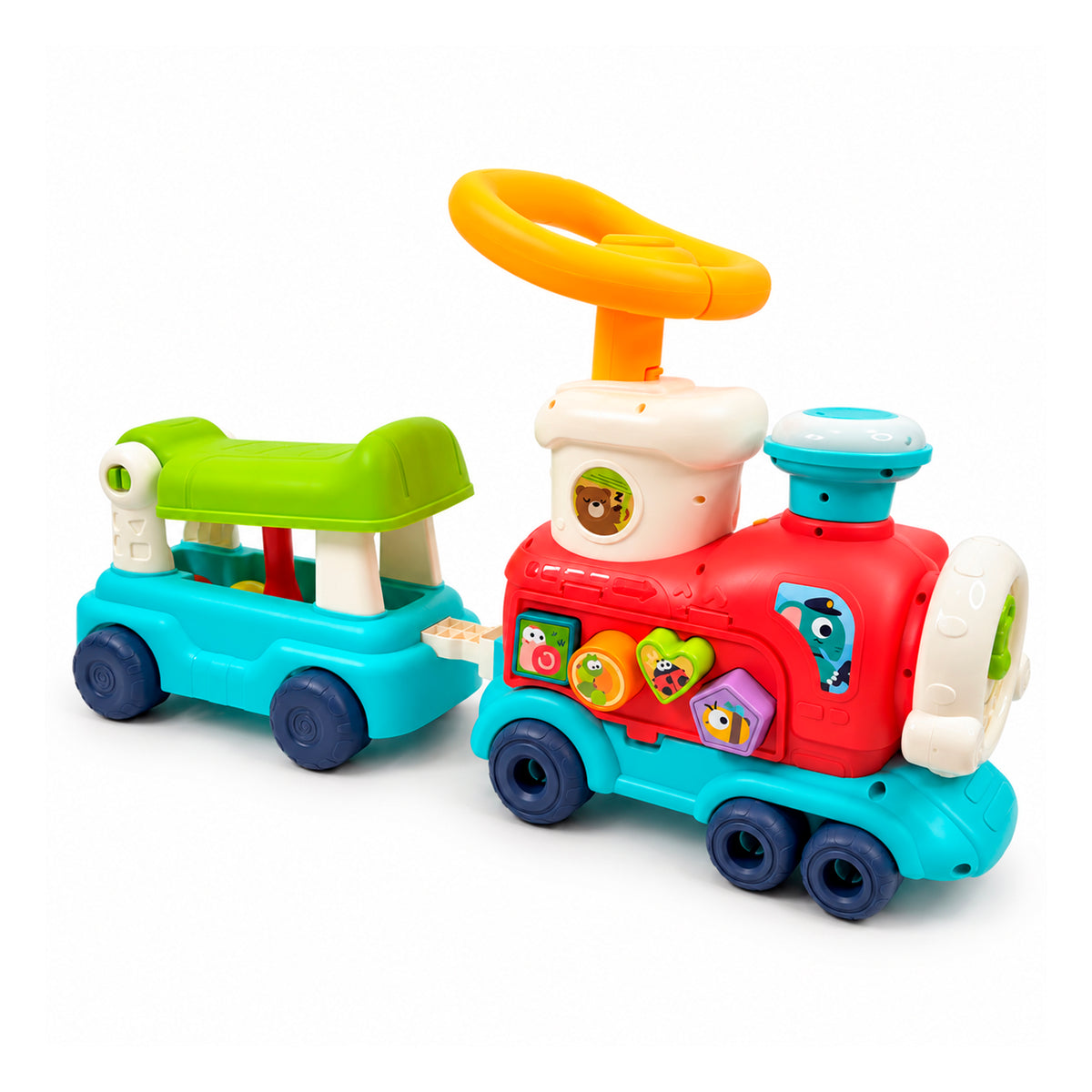 Tren Caminador Interactivo 2 en 1 con Correpasillos -  Didáctico