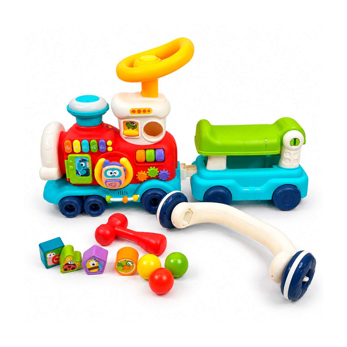 Tren Caminador Interactivo 2 en 1 con Correpasillos -  Didáctico