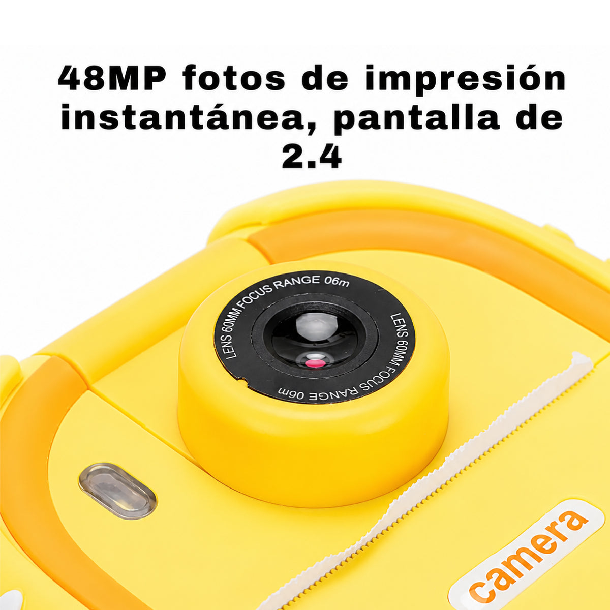 Cámara Infantil con Impresora CPN-1 48 MP Pantalla 2.4" Impresión Instantánea