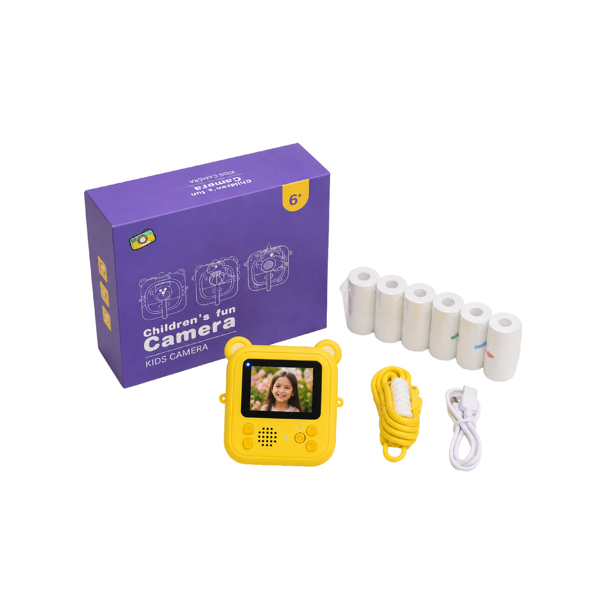 Cámara Infantil con Impresora CPN-1 48 MP Pantalla 2.4" Impresión Instantánea
